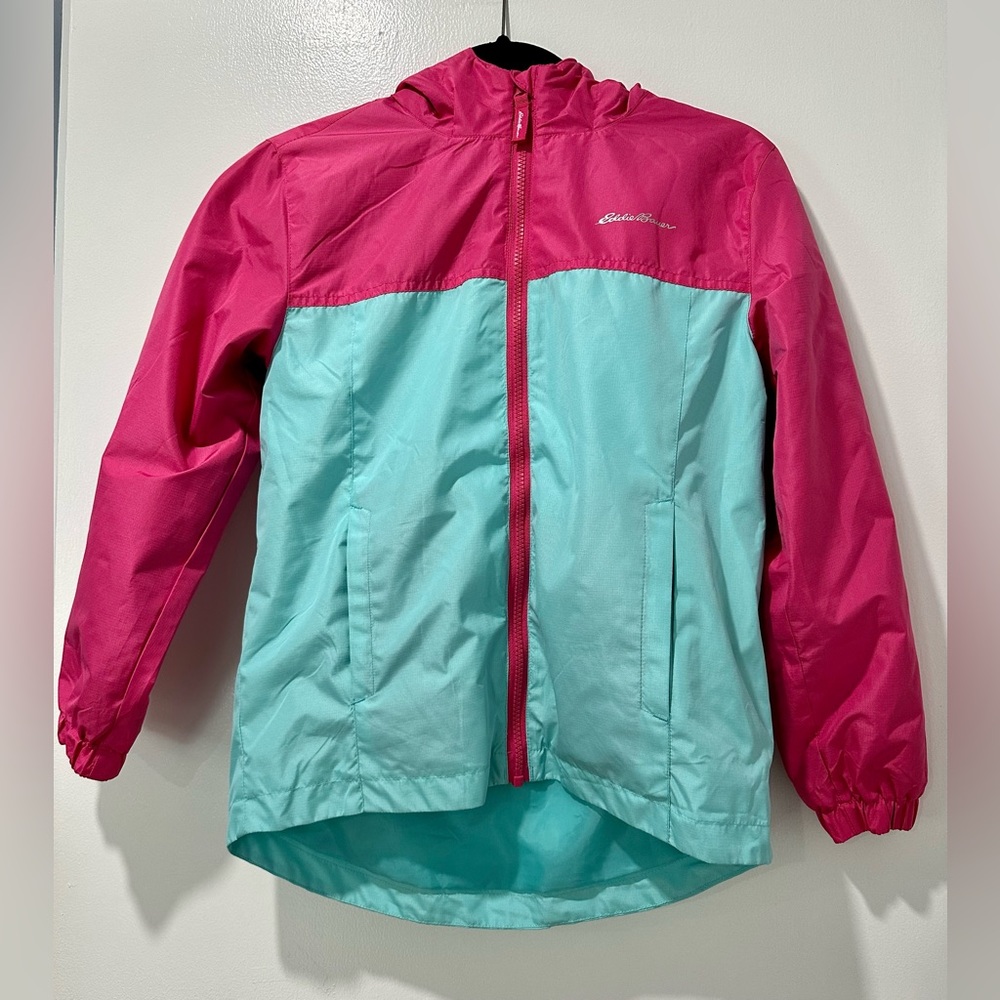 Eddie Bauer Girls Youth Lone Peak 3 in 1 Jacket Outer Shell ONLY Size M (10/12)